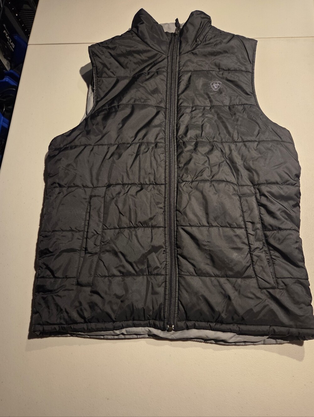 Ariat Men's Black Quilted Puffer Vest